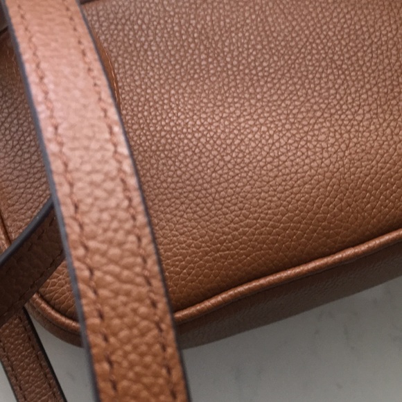 Michael Kors double zipper Jet set pebbled leather Crossbody bag nwot - Picture 10 of 17